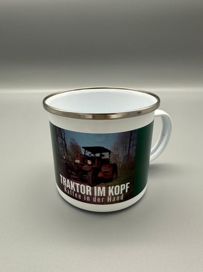 Museum Emaille Tasse