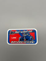 Türschild Lanz Bulldog