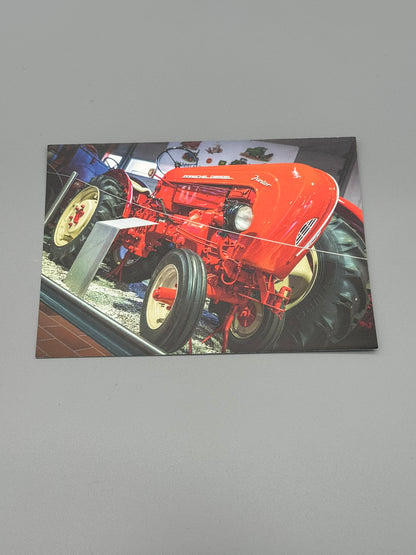Postkarte Porsche Traktor
