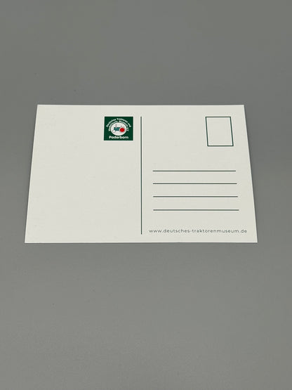 Postkarte MAN Traktor Acker