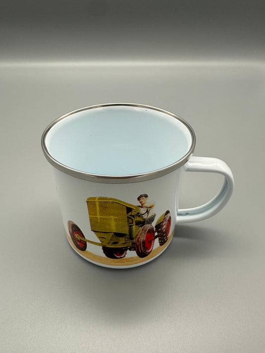 Emaillebecher Echte Männer